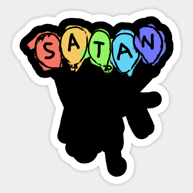 Celebrate Satan | Satanic Occult 666 Sticker by MeatMan